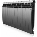 Радиатор биметаллический секционный Royal Thermo BiLiner Silver Satin 500 - 12 секции (RTBSS50012)
